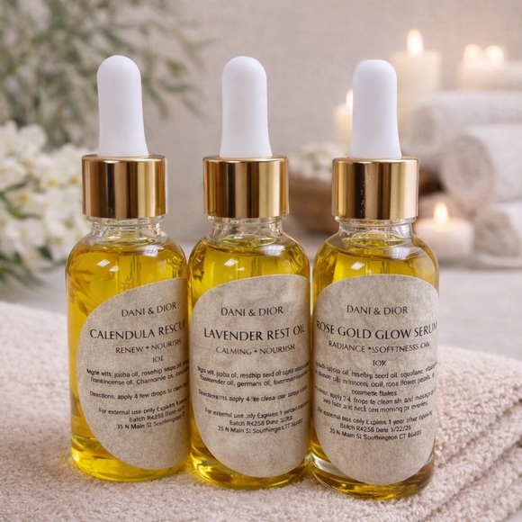 Other - Set of 3 Natural Dani & Dior Luxury Botanical Facial Oil Trio 1 oz each